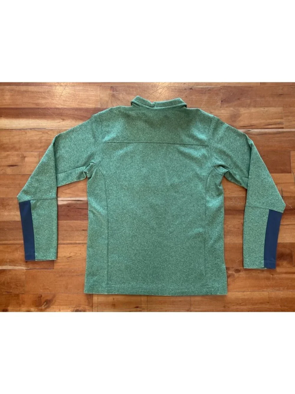 The North Face Mens Half-Zip Pullover Green Fleece Jacket Size M